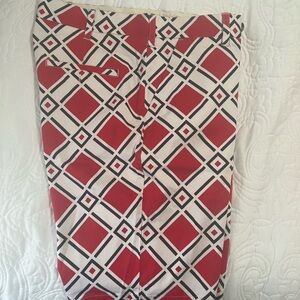 Loudmouth Red and White Diamond Golf Shorts
